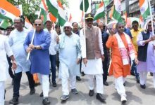 रांची में भाजपा की ‘तिरंगा यात्रा’, बाबूलाल मरांडी का राहुल गांधी पर तीखा हमला