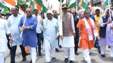रांची में भाजपा की ‘तिरंगा यात्रा’, बाबूलाल मरांडी का राहुल गांधी पर तीखा हमला