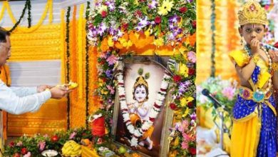 मुख्यमंत्री साय ने नन्हें बाल गोपालों के संग मुख्यमंत्री निवास में हर्षोल्लास के साथ मनाई जन्माष्टमी