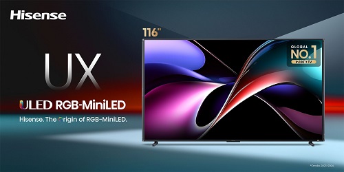 Hisense, the Origin of RGB-MiniLED, Unveils UX ULED Series in India Hisense, the Origin of RGB-MiniLED, Unveils UX ULED Series in India