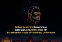 Drone Show Lights Up Skies Across India for PM Narendra Modi’s 75th Birthday Celebration