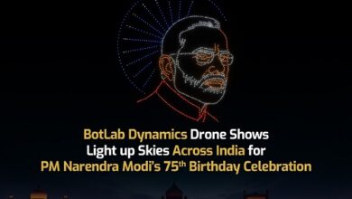 Drone Show Lights Up Skies Across India for PM Narendra Modi’s 75th Birthday Celebration