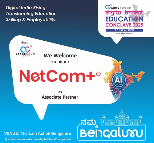 NetCom+ to Spotlight Innovation as Associate Partner at Digital Bharat Education Conclave 2025 NetCom+ to Spotlight Innovation as Associate Partner at Digital Bharat Education Conclave 2025