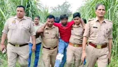 Muzaffarnagar-बुढ़ाना पुलिस मुठभेड़ में 20 हजार के इनामी लुटेरा गिरफ्तार, चांदी के आभूषण और अवैध हथियार बरामद