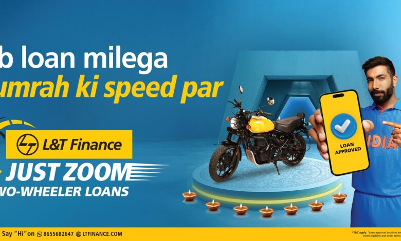 L&T Finance Ltd. Unveils TV Commercial ‘Just Zoom Two-wheeler Loans’ with Jasprit Bumrah L&T Finance Ltd. Unveils TV Commercial ‘Just Zoom Two-wheeler Loans’ with Jasprit Bumrah