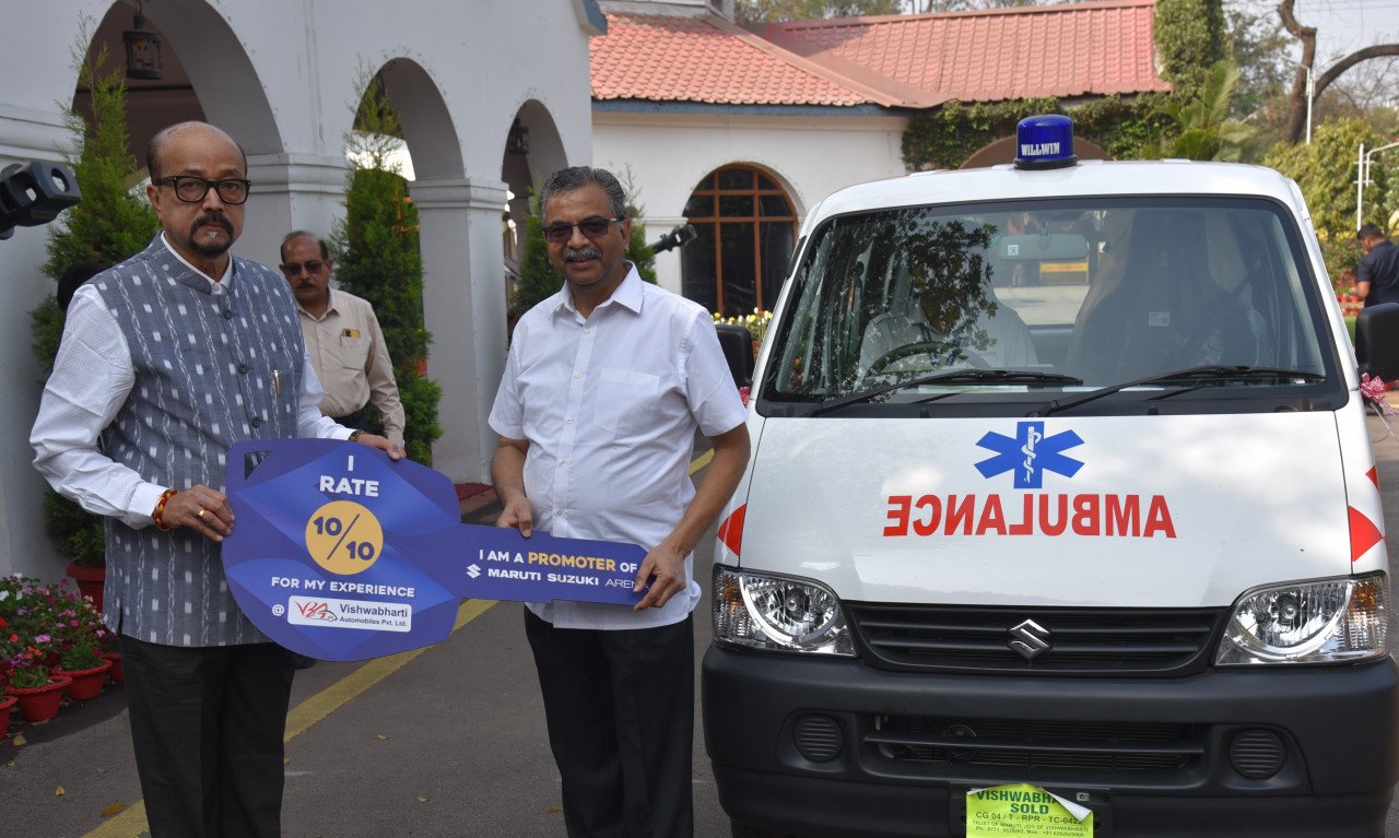 राज्यपाल रमेन डेका ने निरामय आरोग्य संस्थान को सौंपी एम्बुलेंस की चाबी….